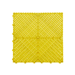 Heavy Duty Vented Garage Interlocking Floor Tiles | Yellow