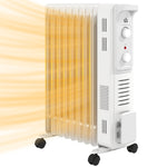 7/9/11fin Portable Oil Filled Heater Energy Efficient | Medium | White