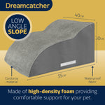 Dog Stairs For Bed, High Density Foam Pet Step Ramp For Sofa, Dogs & Cats, 2,3 & 4 Steps | 2 Step | Grey