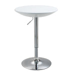61cm Round Indoor Bar Table, Adjustable Height