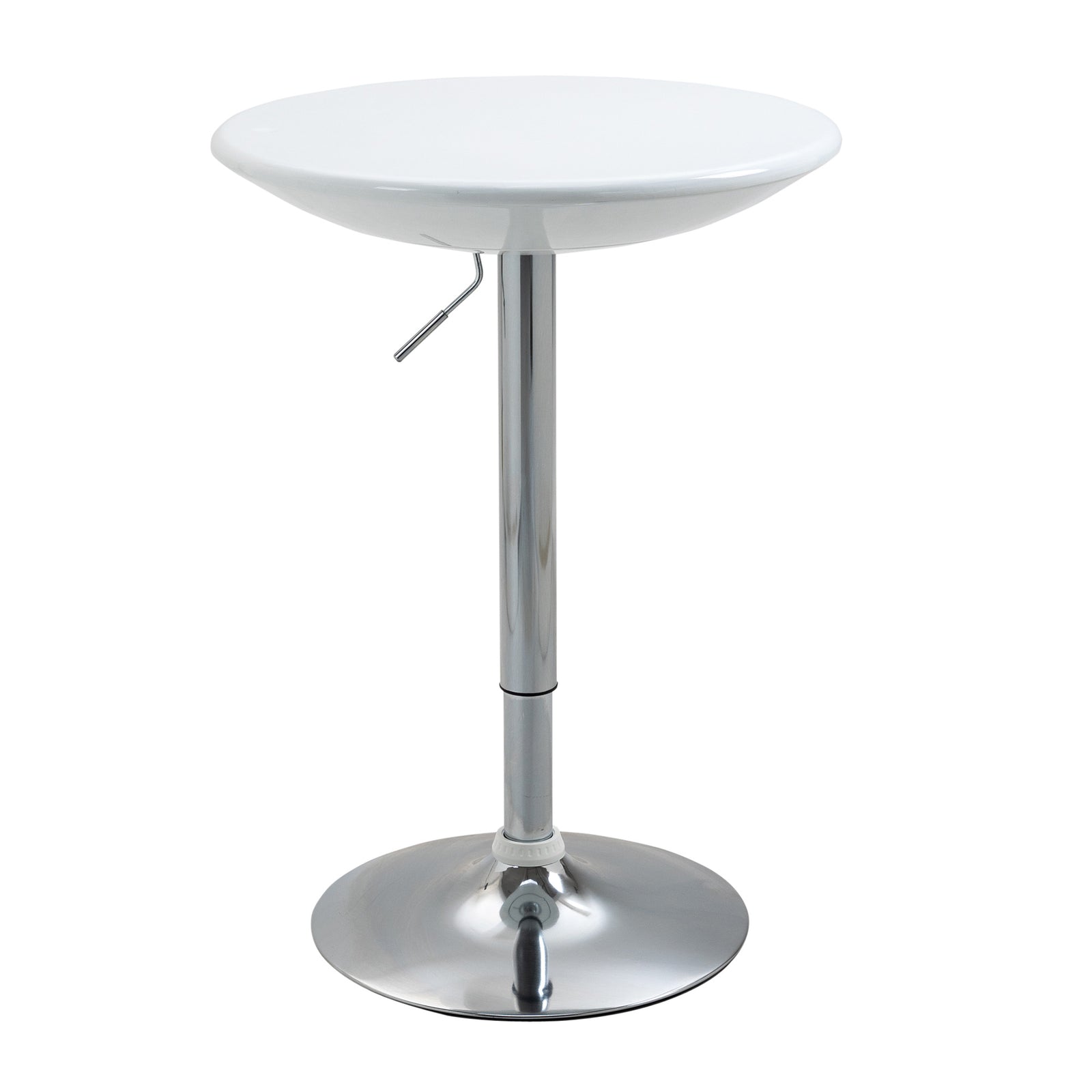 61cm Round Indoor Bar Table, Adjustable Height
