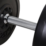 65kg Adjustable Dumbbell And Barbell Set | Black