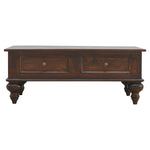 Turned 4 Drawer Coffee Table