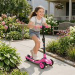 AIYAPLAY Electric Scooter For Kids, 3 Wheel Foldable Kids Scooter