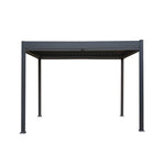 Aluminium Pergola With Anthracite Blinds | 3m x 3m | Anthracite