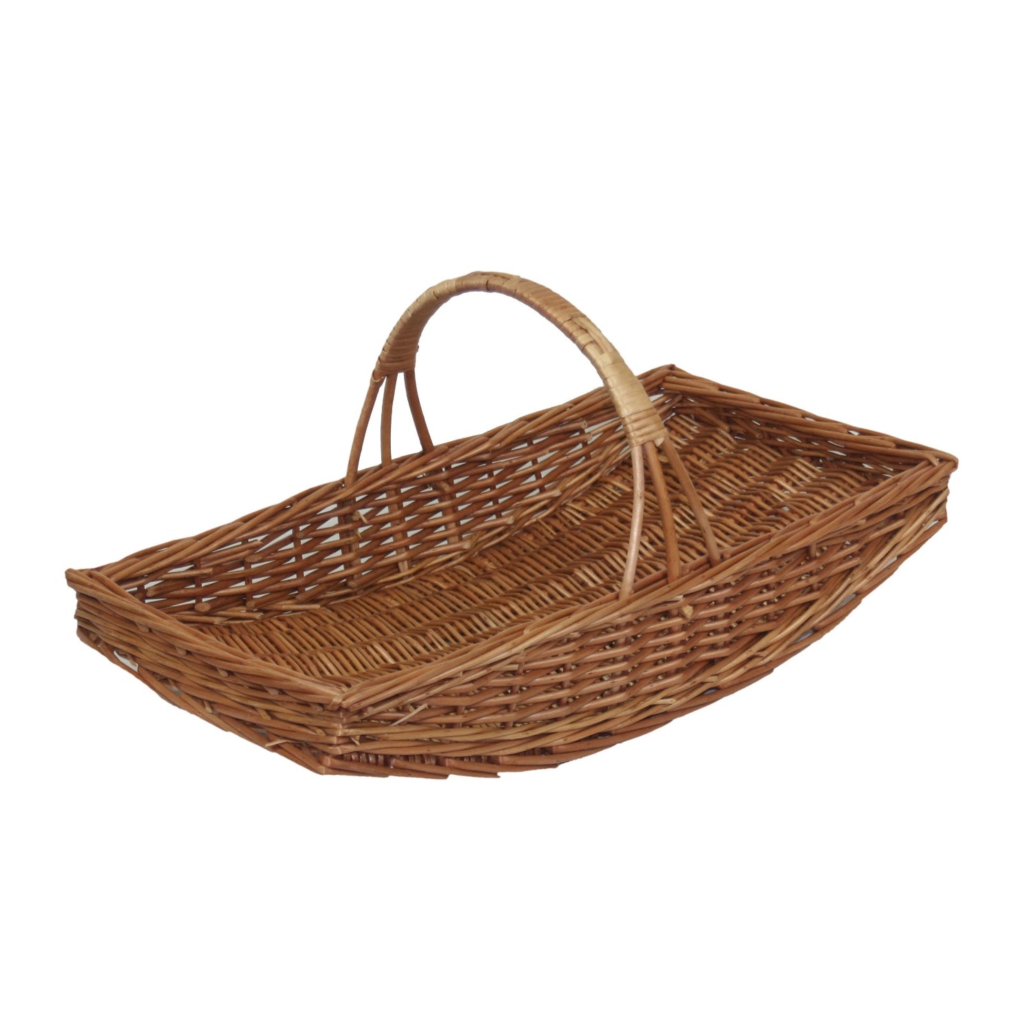 Wicker Garden Basket Garden Trug | Large | Brown