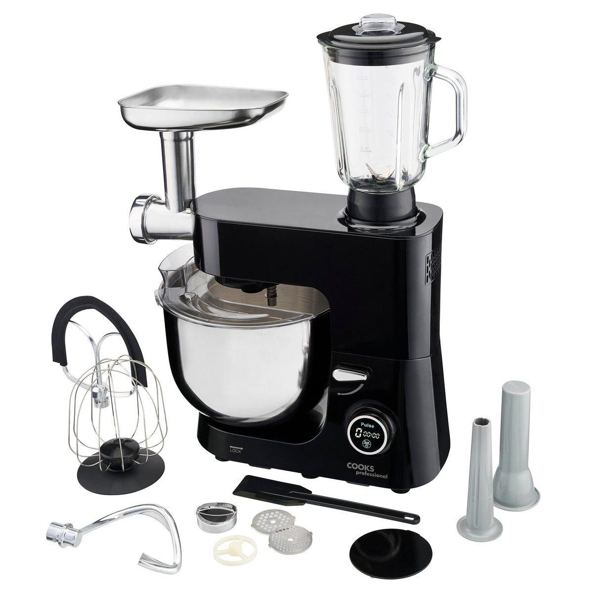 Cooks Professional Multifunction 8l Digital Stand Mixer