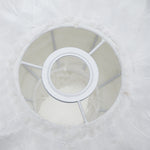 Accent Feather Table Lamp With Led Light