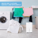Wifi Dehumidifier Clothes Dryer Mould Remover - 4l Water Tank | 20l | White