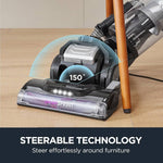 Upright Vacuum Cleaner Ueu620 With Pet Turbo Brush, Anti Hair Warp & Dual Cyclone & Steerable Technology, Crevice Tool & Sofa Brush, 2.2l