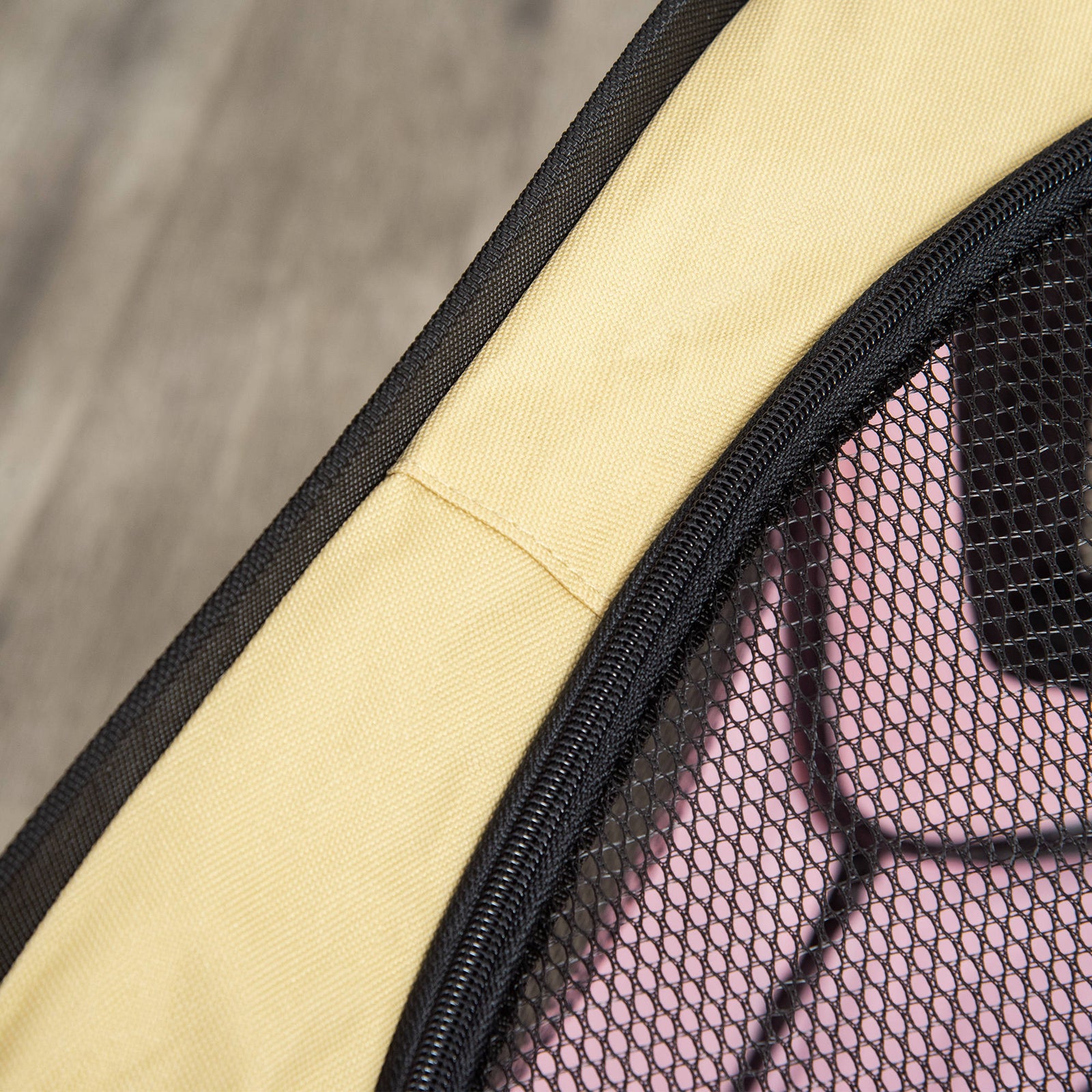 Fabric Pet Dog Cat Puppy Playpen Rabbit Guinea Pig Play Pen In Pink Small