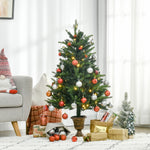 4ft Spruce Christmas Tree, Clear Led Lights