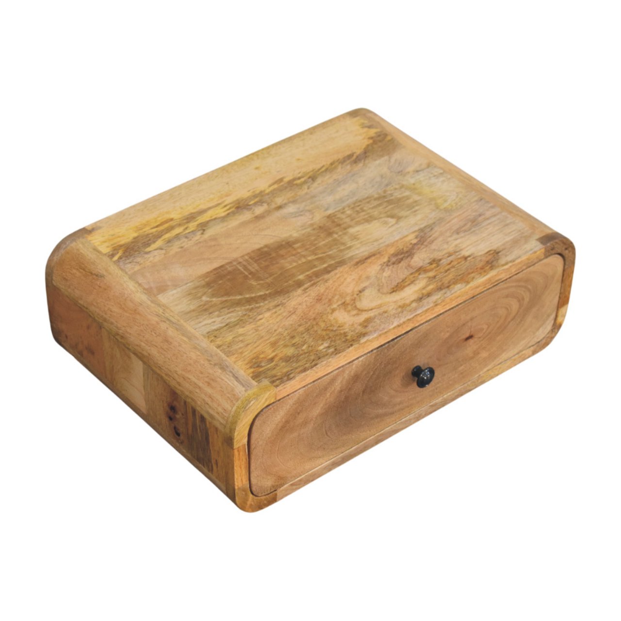 Solid Wood Avora Wall-mounted Oak-ish 1 Drawer Nightstand