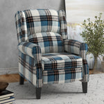Recliner Chair Wingback Living Room | Blue