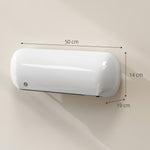 Ceramic Electric Heater 2000w With Fan, Wall Mounted | White