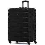 29" Large Suitcase Check-in Hold Luggage Hard Shell 4 Wheels Tsa Lock | Large | Jet Black
