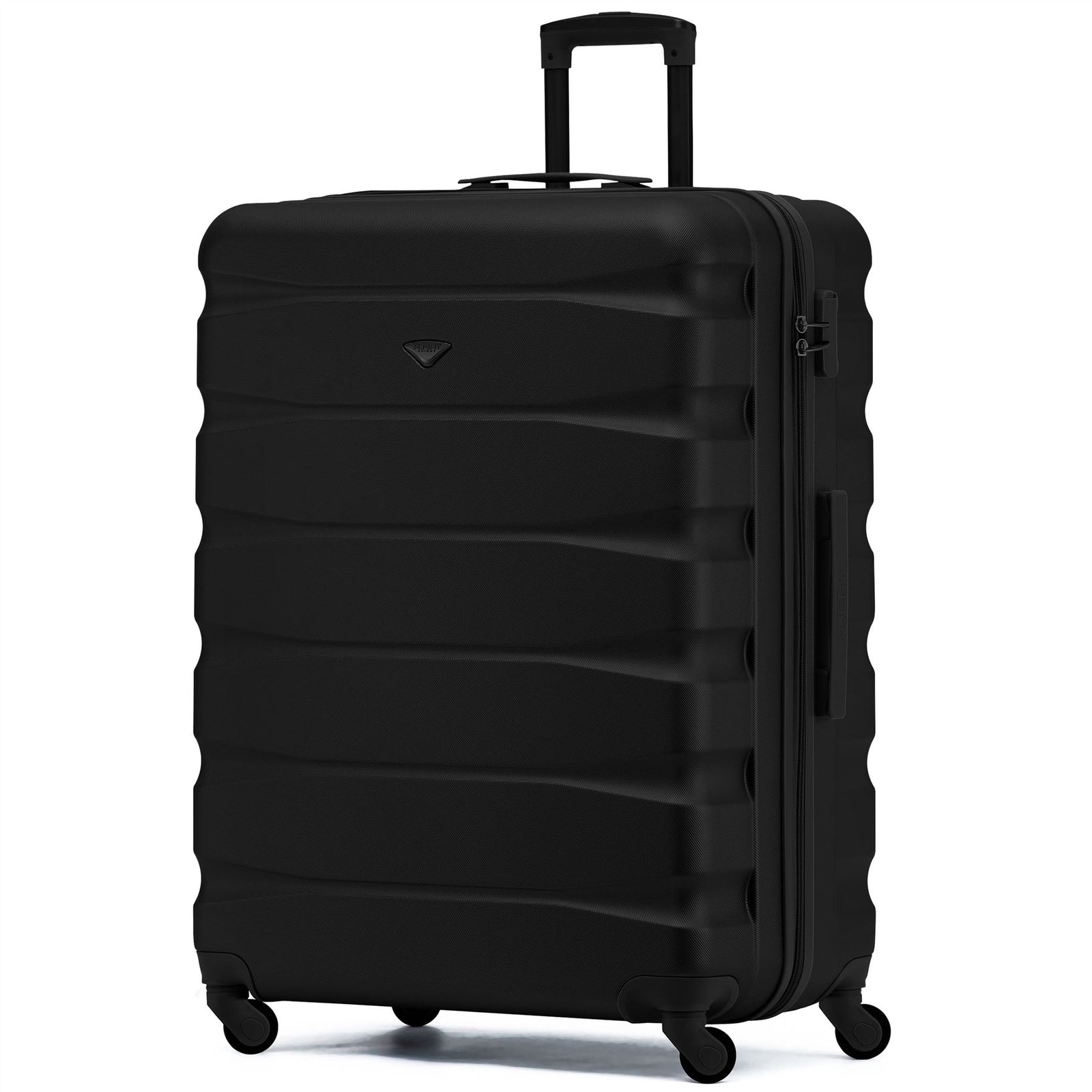 29" Large Suitcase Check-in Hold Luggage Hard Shell 4 Wheels Tsa Lock | Large | Jet Black