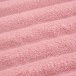 Cozy Striped Throw Blanket Soft Double-sided Use, Warm, Fade-resistant & Easy To Clean | Small | Pink
