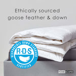 Goose Feather And Down 4.5 Tog Summer Duvet | King | White