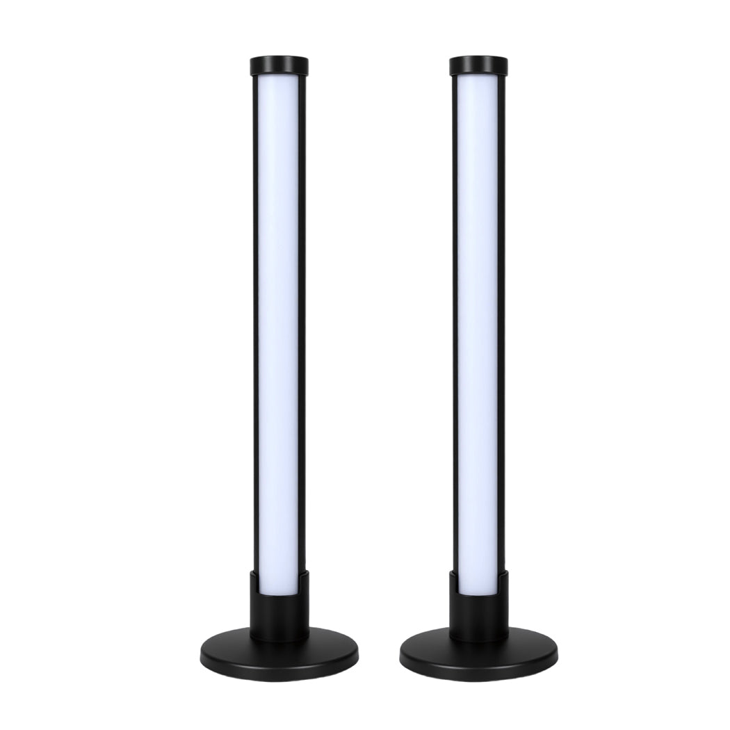Emitto 2x Smart Rgb Led Light Bars Game Ambient Lamps Color Changing Music Timer