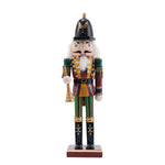 Wooden Nutcracker Soldier Figurine Christmas Ornament With Trumpet