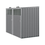Breeins 5x4 Ft Metal Double Bin Storage Shed