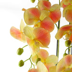 110cm Artificial Yellow Orchid Plant Artifcial Real Touch Flowers
