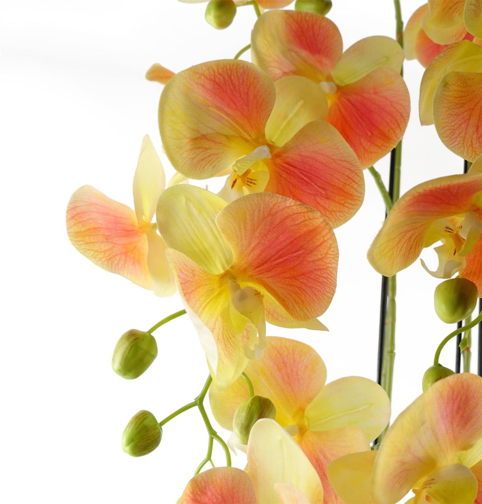 110cm Artificial Yellow Orchid Plant Artifcial Real Touch Flowers
