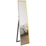 Full Length Mirror Wall Mount Leaning Standing Mirror | One Size | White