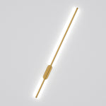 Modern Gold Aluminium Linear Led Wall Lighting Fixture 100cm | White