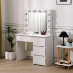 Hollywood Dressing Table With Large Lighted Mirror