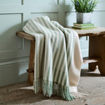 Gorgan Soft Yarn Dyed Jacquard 130x170cm Throw | 130cm x 170cm | Green