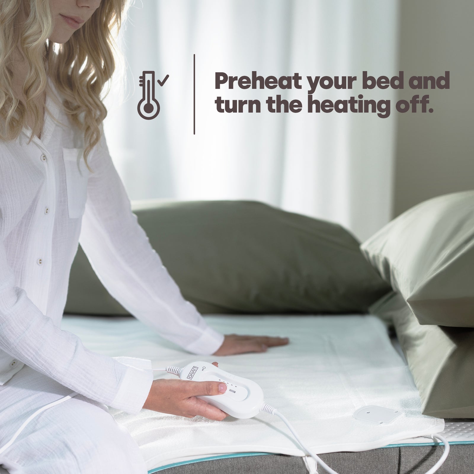 Electric Under Blanket | King | White
