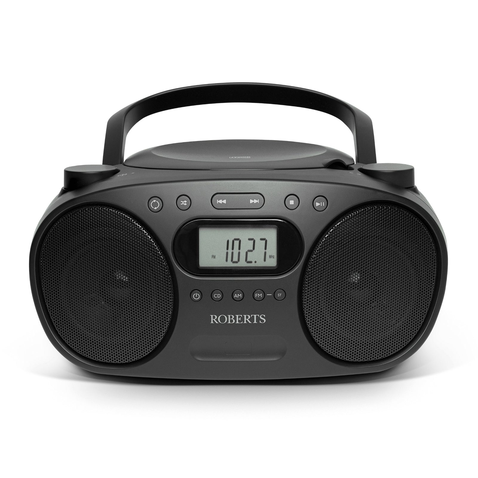 Radio Zoombox Fm Cd / Fm / Am Stereo Boombox | Black