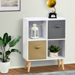 70 X 56cm Freestanding 4 Cube Storage Cabinet Unit Bookcase
