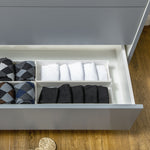 Chest Of Drawers 3 Drawer Unit Storage Organiser Bedroom | One Size | Gray