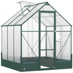Walk-in Polycarbonate Greenhouse - 6x6ft