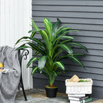 110cm Artificial Dracaena Plant Fake Tree Potted Home Office