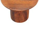 Solid Mango Wood Little Chestnut Side Table