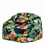 Kids Jurrasic Bean Bag Chair | Green