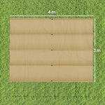 Retractable Pergola Canopy Only For 4 X 3 M Pergola | Khaki