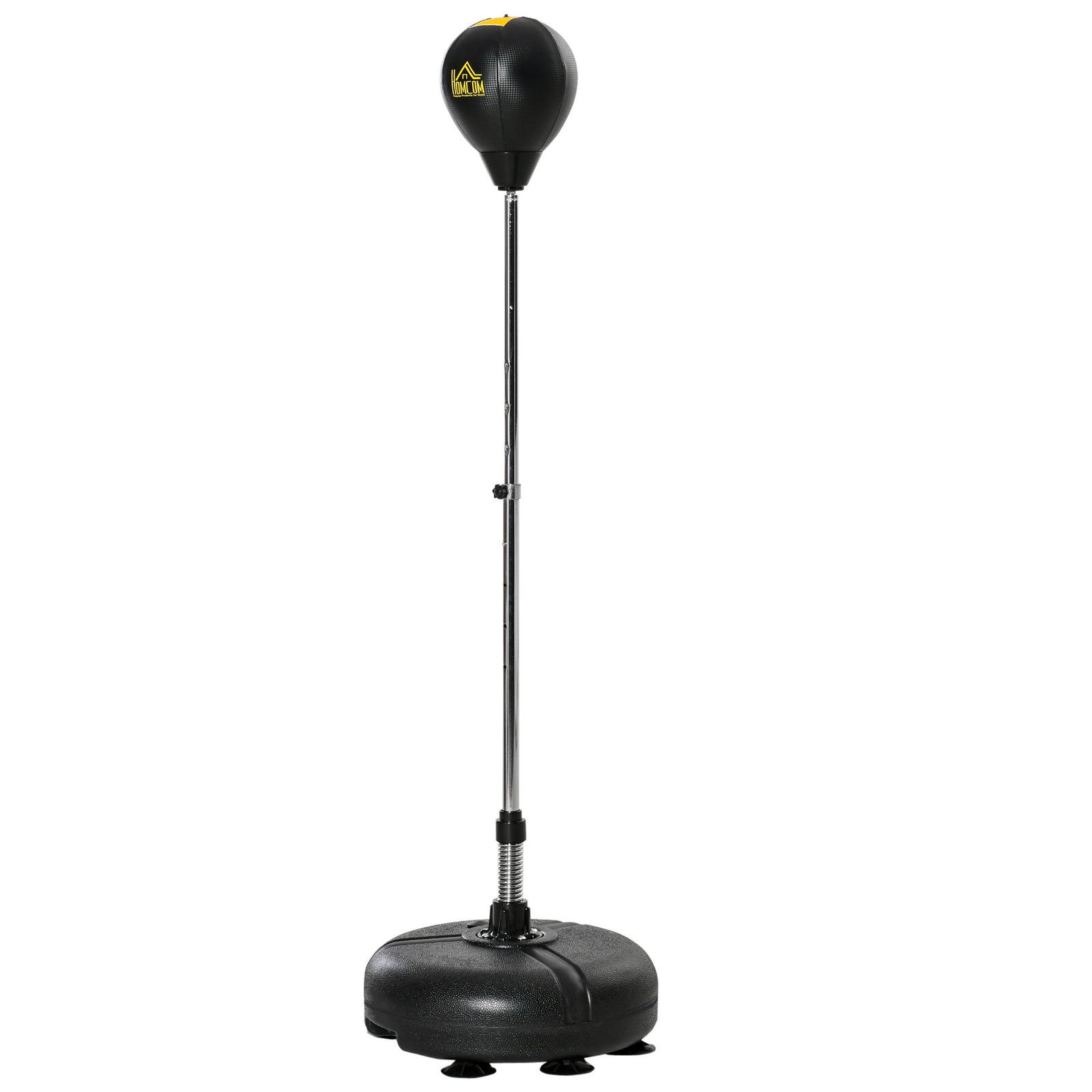 Punching Bag Set With Stand And 4-level Adjustable Height | Black