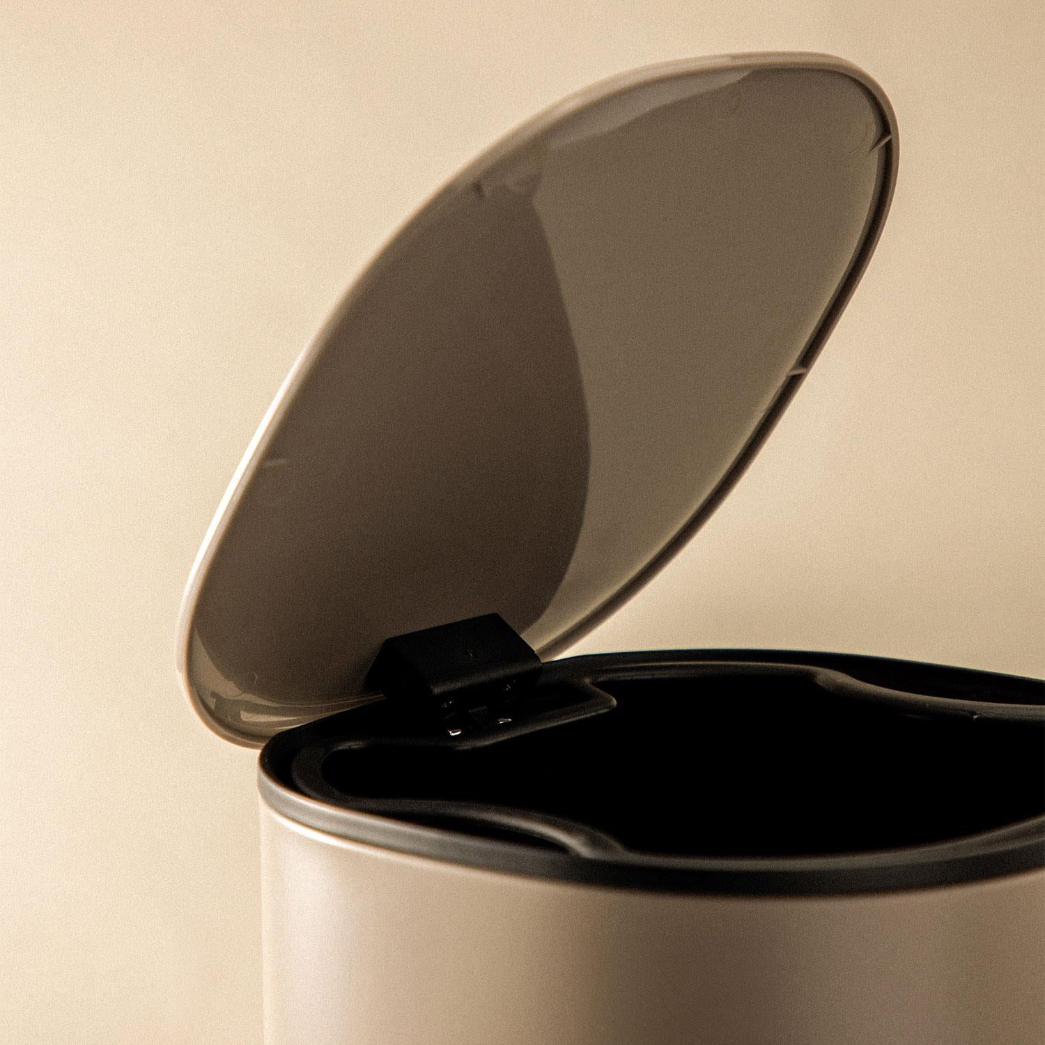 Bathroom Bin 5l, Pedal, Soft-close, Bucket, Essentials Collection | Lavender