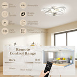 Ceiling Fan With Light And Remote & App Control Led Ceiling Fan Light | Silver