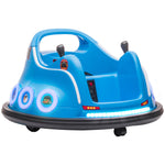 Angry Bird Licensed 12v Kids Bumper Car W/ Joysticks, Remote | Blue