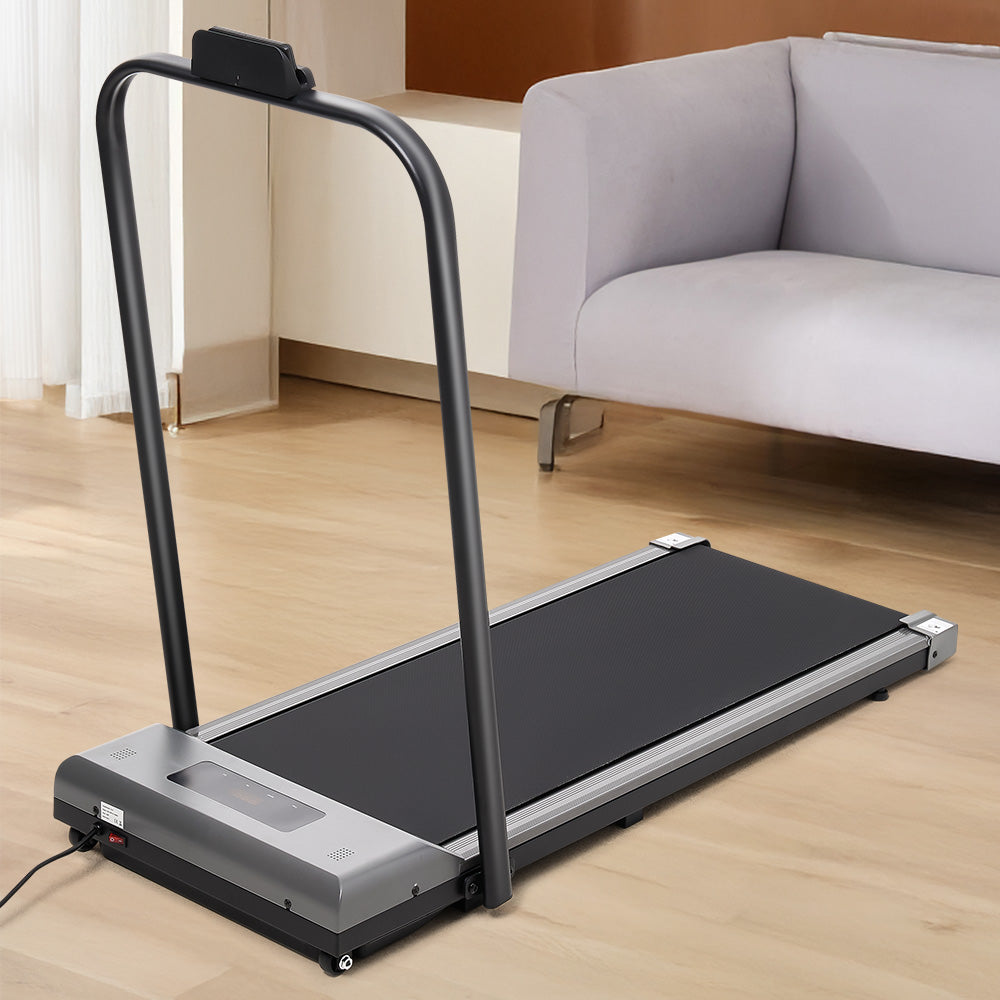 Living and Home Remote Control Fitness Treadmill Walking Jogging Machine With Handrail
