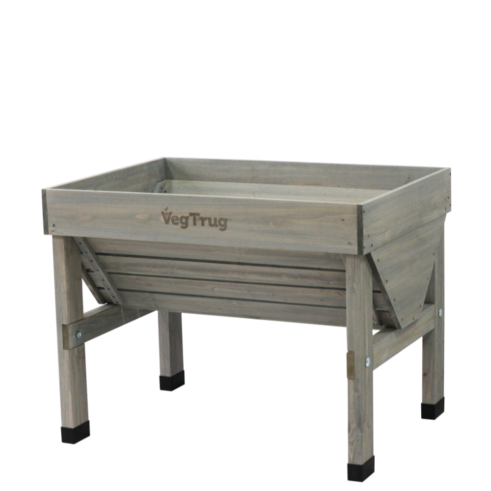 Raised Wooden Planter - Small Classic | Grey
