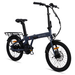 Virum Auto 2026 Folding E-bike, Automatic 3-speed, Belt Drive | One Size | Blue