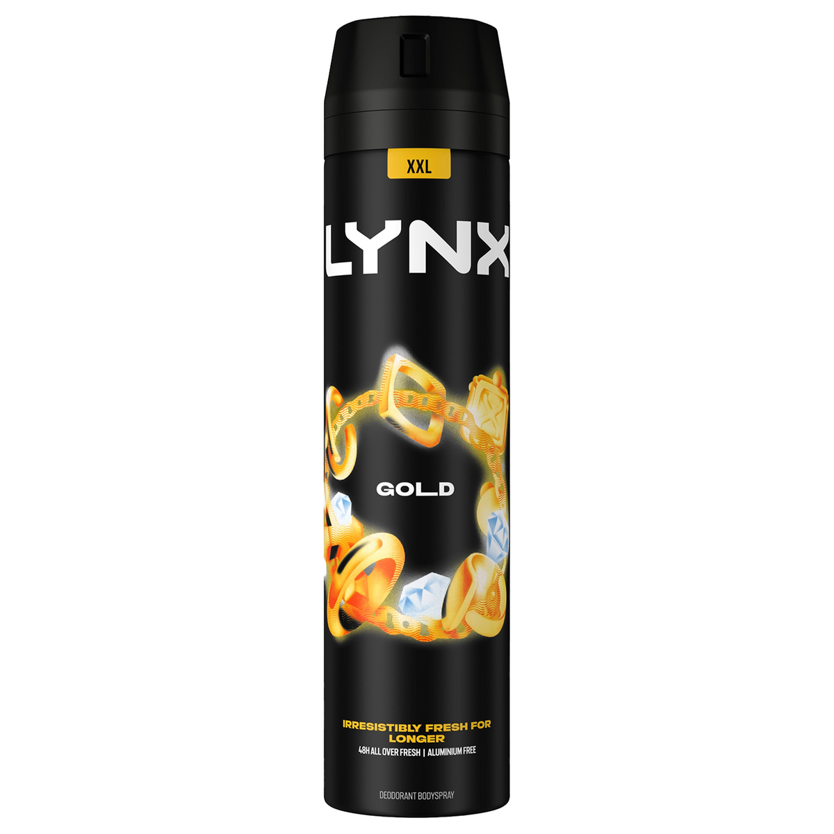 Xxl Gold 48-hour High Definition Fragrance Body Spray Deodorant, 250ml | Set of 1