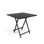 Folding Wooden Dining Table | 80cm x 80cm | Black